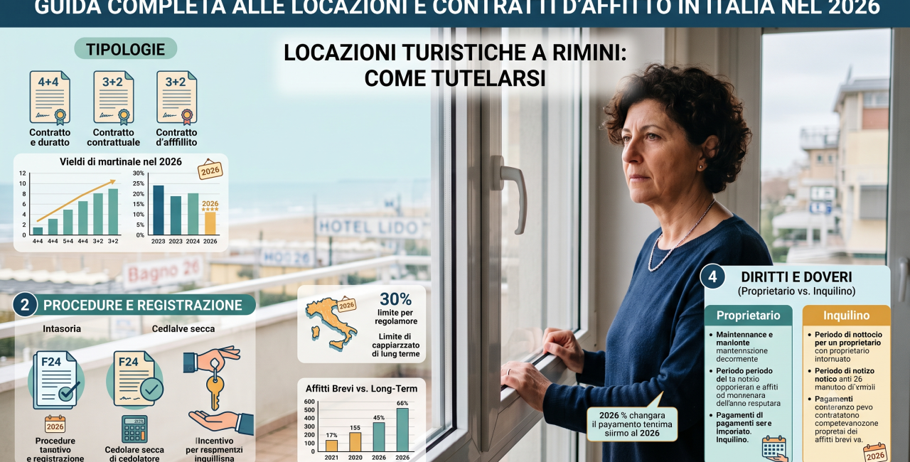 Guida Completa alle Locazioni e Contratti d'Affitto in Italia nel 2026